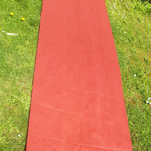 Tapis rouge 5m x1m